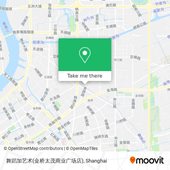 舞蹈加艺术(金桥太茂商业广场店) map