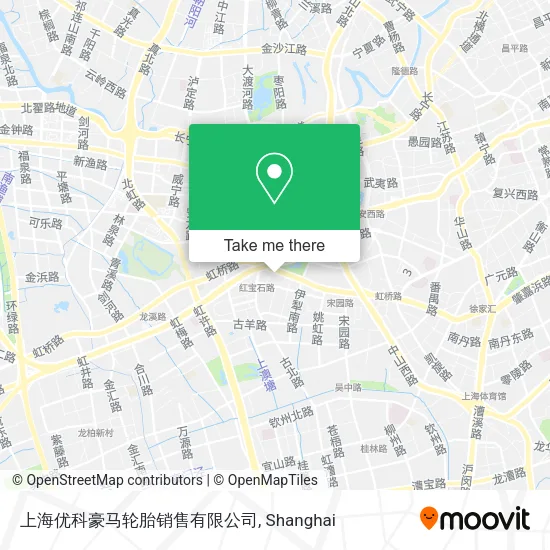 上海优科豪马轮胎销售有限公司 map