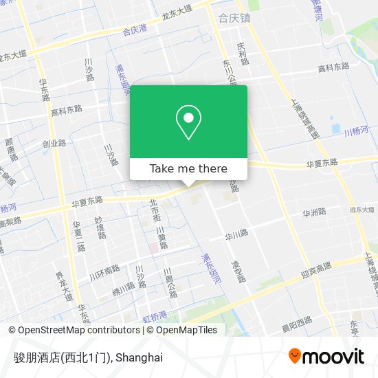 骏朋酒店(西北1门) map