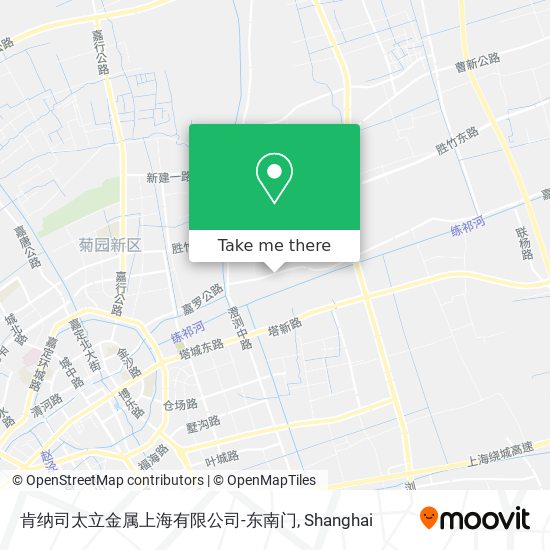 肯纳司太立金属上海有限公司-东南门 map