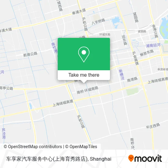 车享家汽车服务中心(上海育秀路店) map