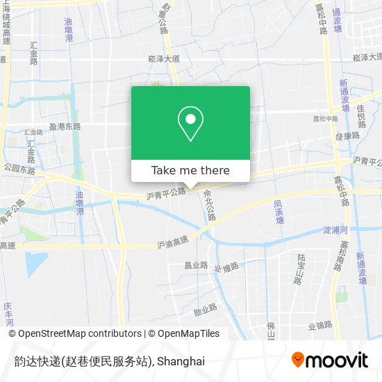 韵达快递(赵巷便民服务站) map