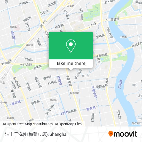 洁丰干洗(虹梅菁典店) map