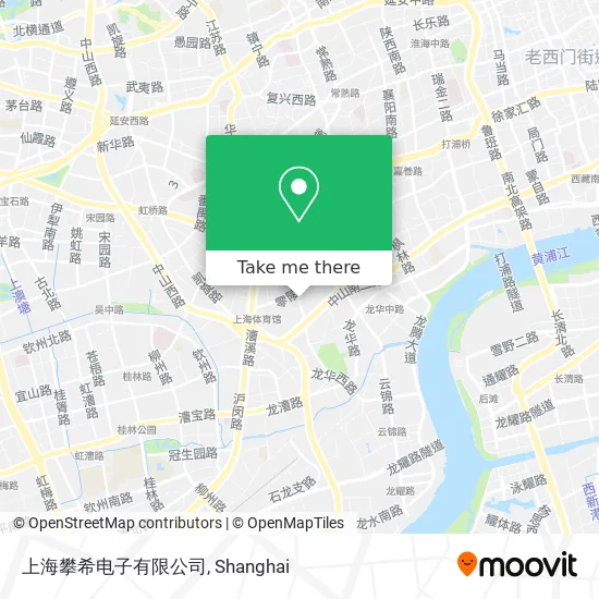 上海攀希电子有限公司 map