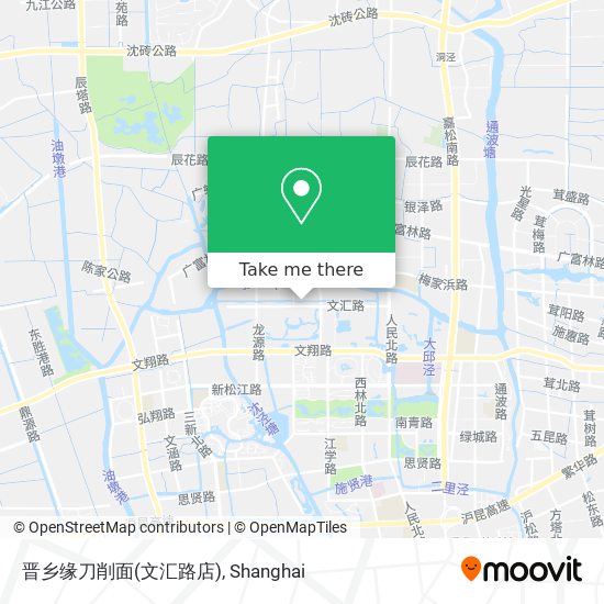 晋乡缘刀削面(文汇路店) map