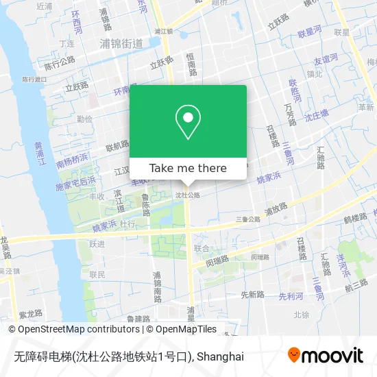 无障碍电梯(沈杜公路地铁站1号口) map