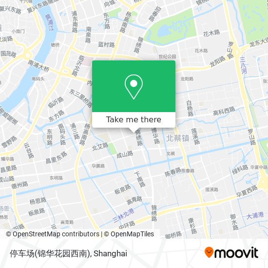 停车场(锦华花园西南) map