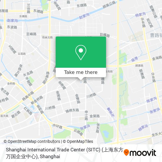 Shanghai International Trade Center (SITC) (上海东方万国企业中心) map