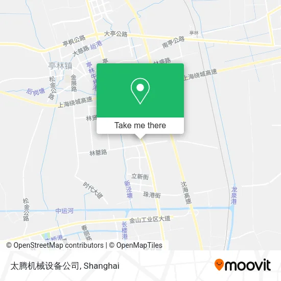 太腾机械设备公司 map