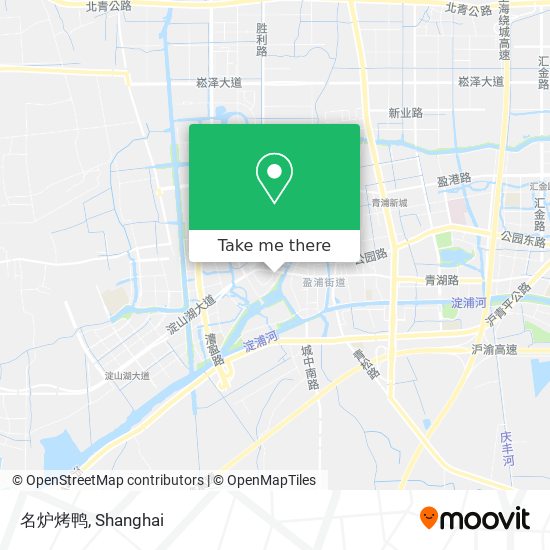 名炉烤鸭 map