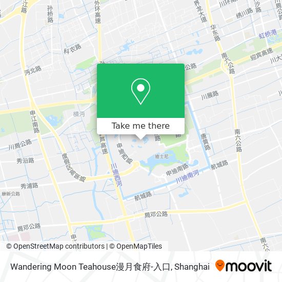 Wandering Moon Teahouse漫月食府-入口 map