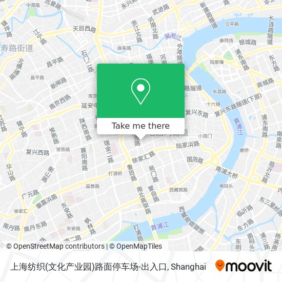 上海纺织(文化产业园)路面停车场-出入口 map