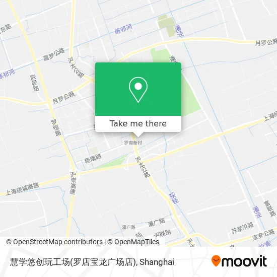 慧学悠创玩工场(罗店宝龙广场店) map