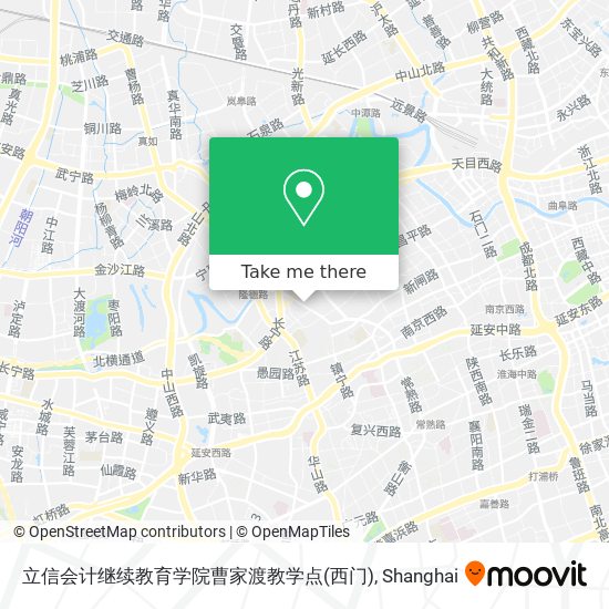 立信会计继续教育学院曹家渡教学点(西门) map