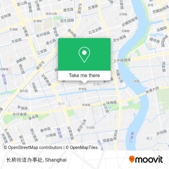 长桥街道办事处 map