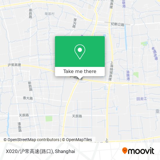 X020/沪常高速(路口) map