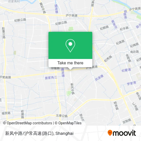 新凤中路/沪常高速(路口) map