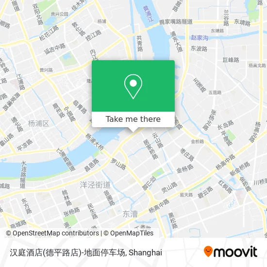 汉庭酒店(德平路店)-地面停车场 map