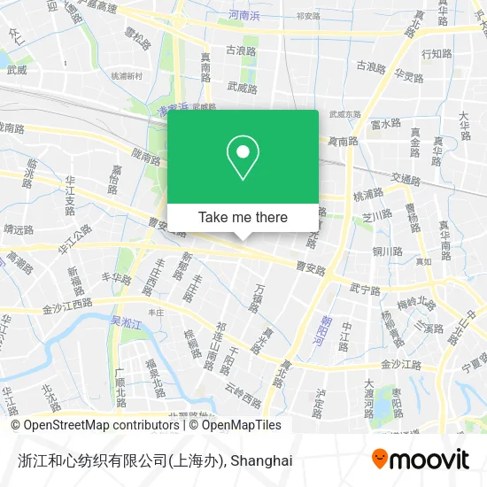 浙江和心纺织有限公司(上海办) map