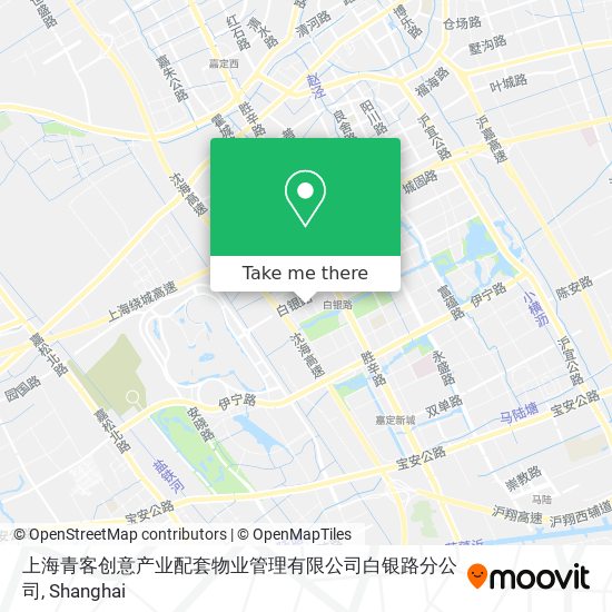 上海青客创意产业配套物业管理有限公司白银路分公司 map