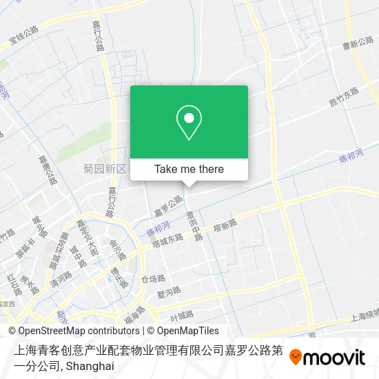 上海青客创意产业配套物业管理有限公司嘉罗公路第一分公司 map