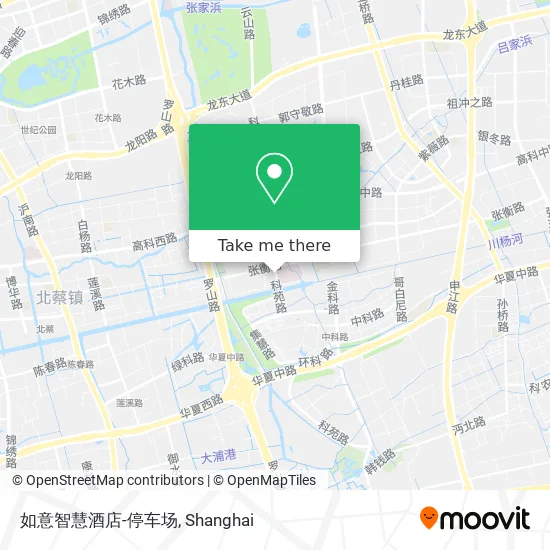 如意智慧酒店-停车场 map