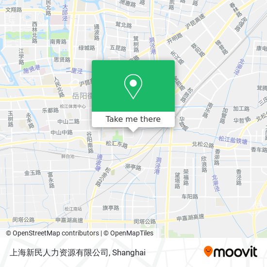 上海新民人力资源有限公司 map
