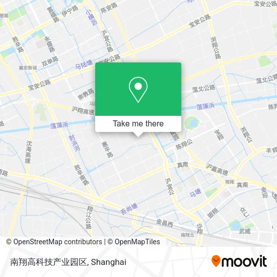 南翔高科技产业园区 map