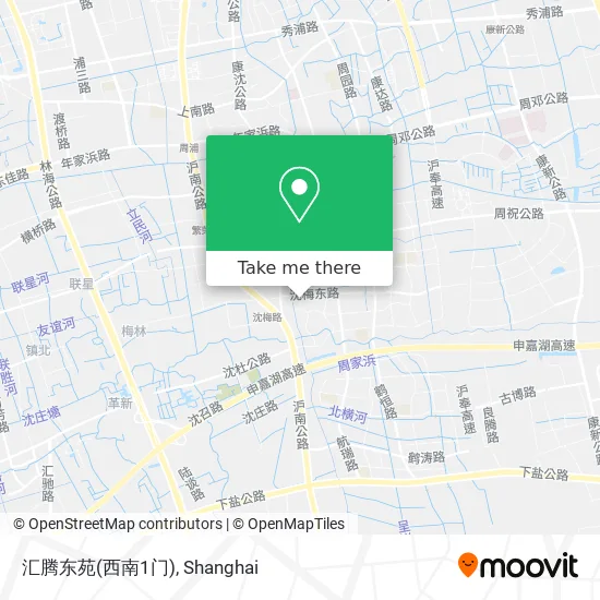 汇腾东苑(西南1门) map