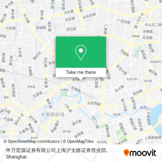 申万宏源证券有限公司上海沪太路证券营业部 map