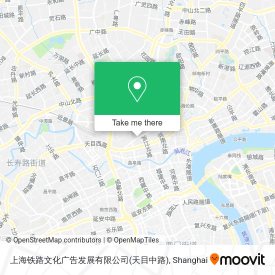 上海铁路文化广告发展有限公司(天目中路) map