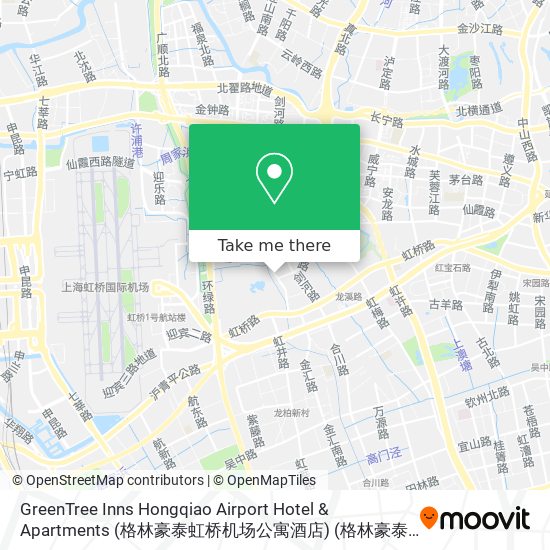 GreenTree Inns Hongqiao Airport Hotel & Apartments (格林豪泰虹桥机场公寓酒店) (格林豪泰虹桥机场公寓酒店) map