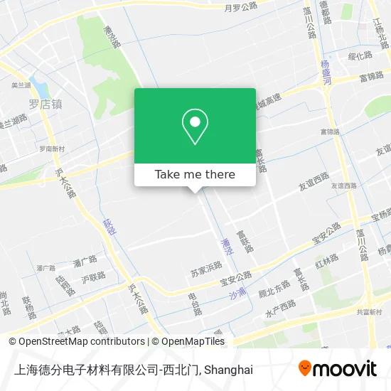 上海德分电子材料有限公司-西北门 map
