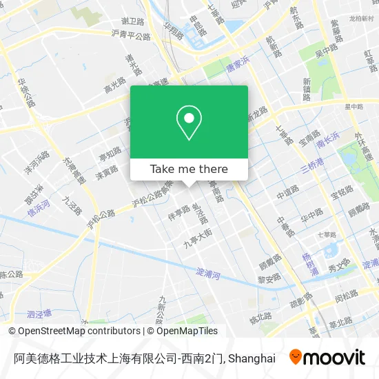 阿美德格工业技术上海有限公司-西南2门 map