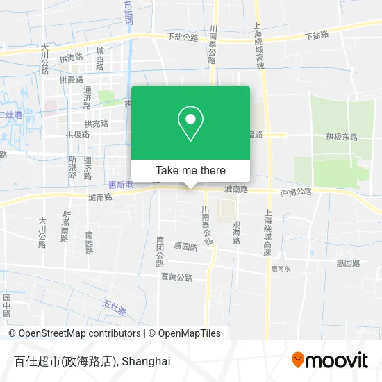 百佳超市(政海路店) map