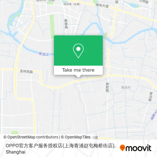 OPPO官方客户服务授权店(上海青浦赵屯梅桥街店) map