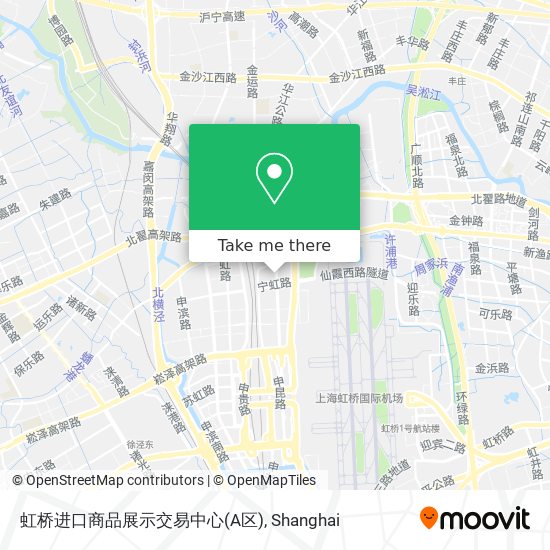 虹桥进口商品展示交易中心(A区) map