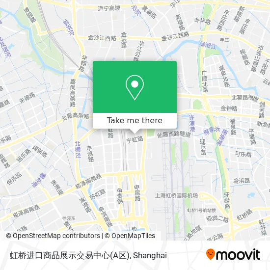 虹桥进口商品展示交易中心(A区) map