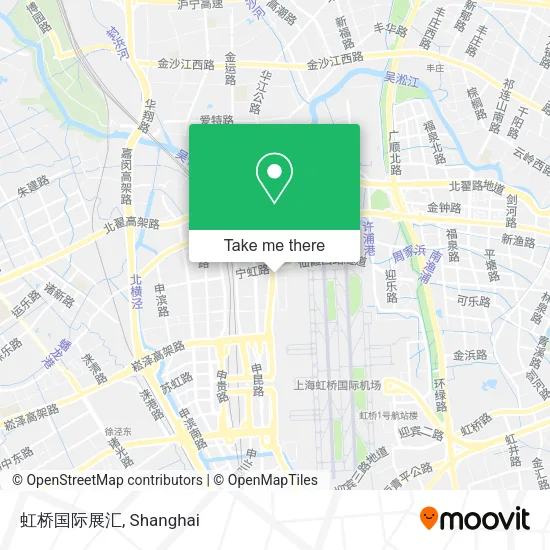 虹桥国际展汇 map