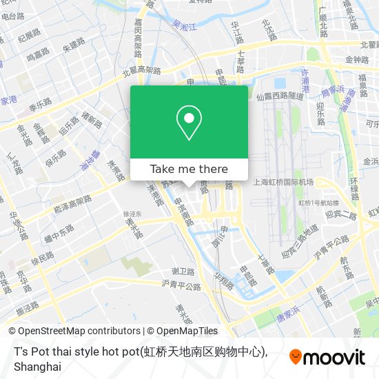 T's Pot thai style hot pot(虹桥天地南区购物中心) map