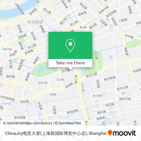 ChinaJoy电竞大赛(上海新国际博览中心店) map