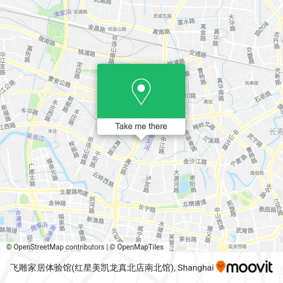 飞雕家居体验馆(红星美凯龙真北店南北馆) map
