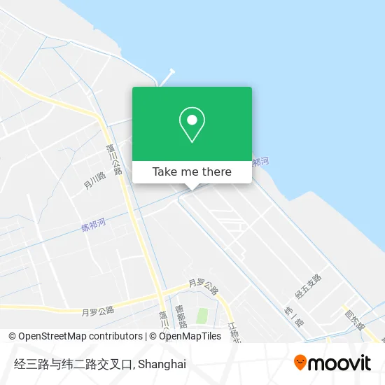 经三路与纬二路交叉口 map