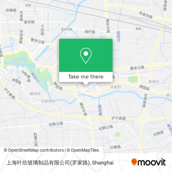 上海叶欣玻璃制品有限公司(罗家路) map
