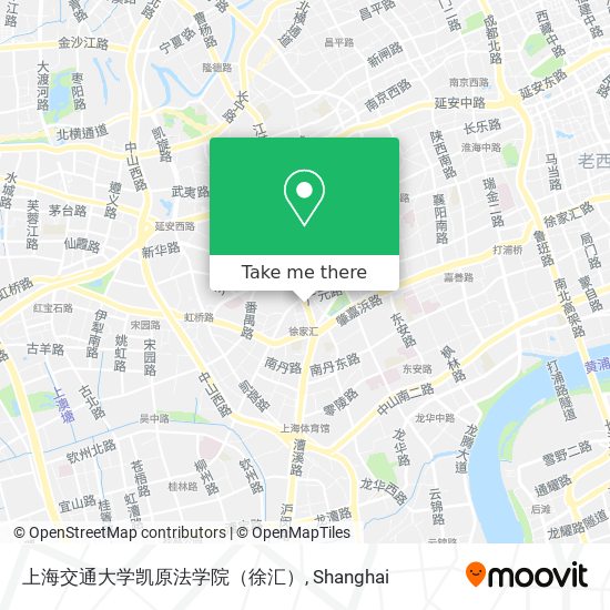 上海交通大学凯原法学院（徐汇） map