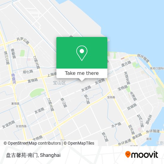 盘古馨苑-南门 map