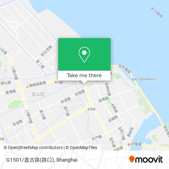G1501/盘古路(路口) map