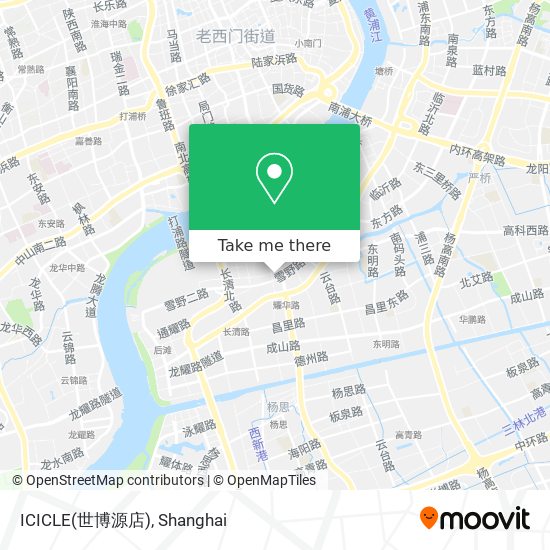 ICICLE(世博源店) map