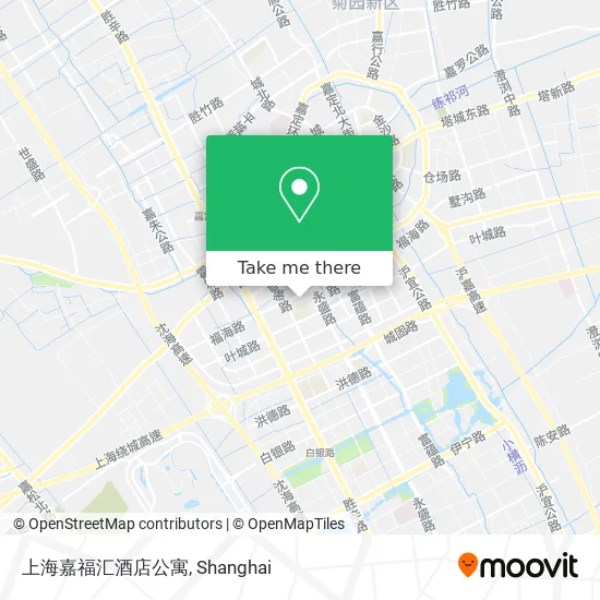 上海嘉福汇酒店公寓 map