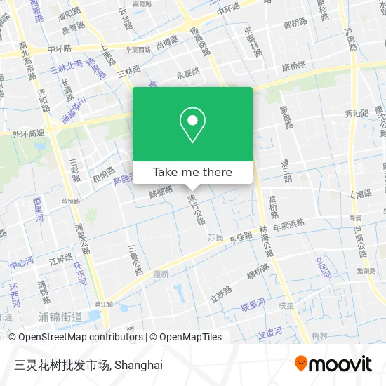 三灵花树批发市场 map